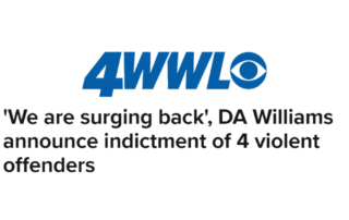 'We are surging back', DA Williams announce indictment of 4 violent offenders