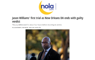 Jason Williams' first trial as New Orleans DA ends with guilty verdict